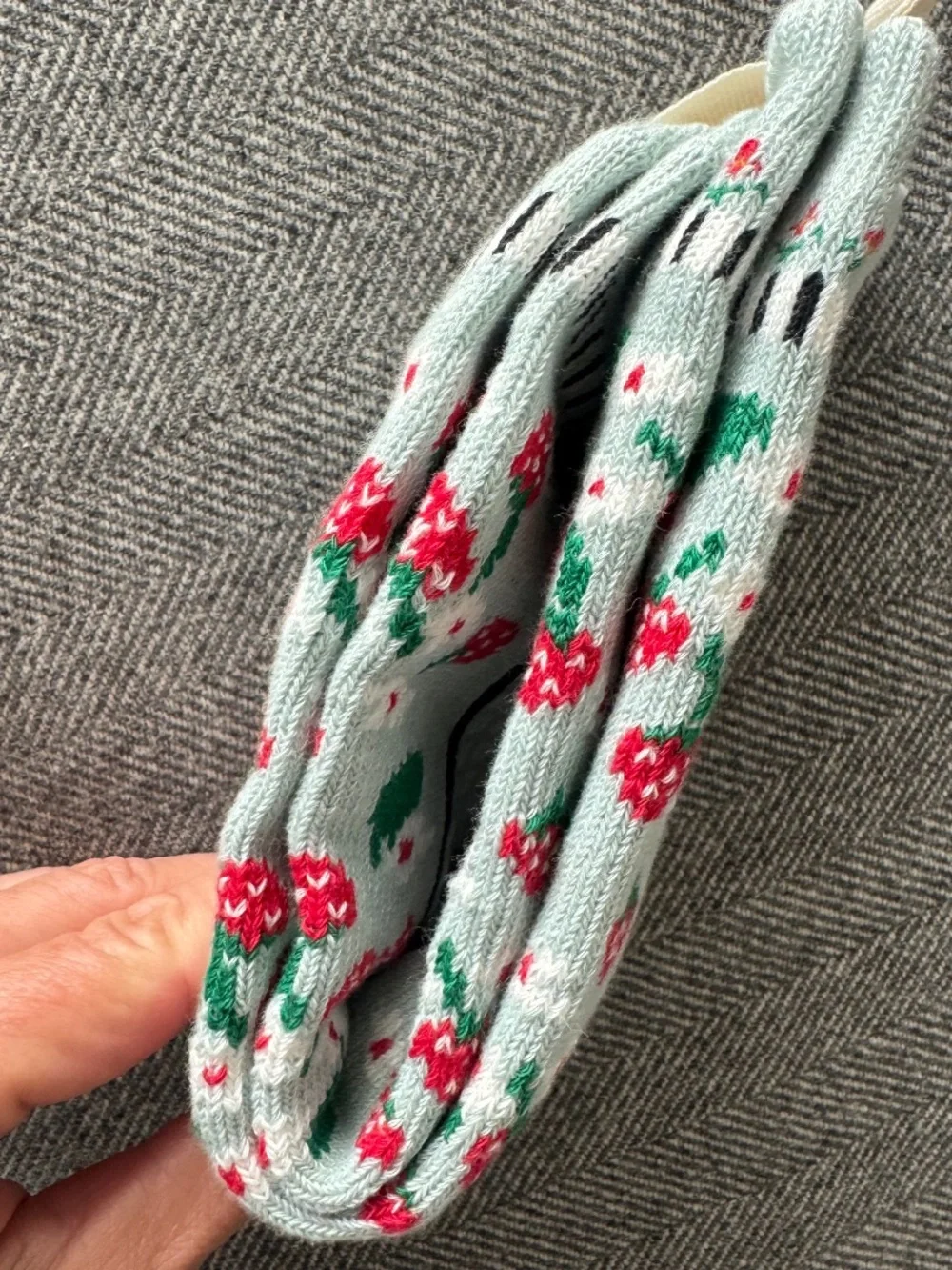 NWT, MIOU MUSE, DARLING PATTERNED STRAWBERRY SOCKS